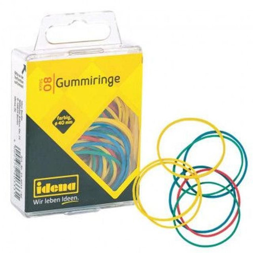 Idena gummiringe farbig - mm,