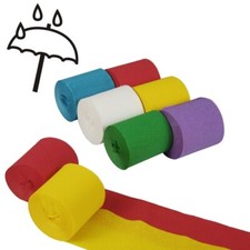 6 Rollen Krepp-Bänder 10 m x