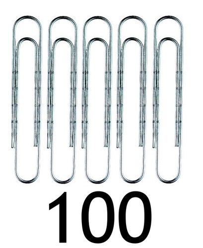 100 aktenklammern 77mm gewellt - 100,