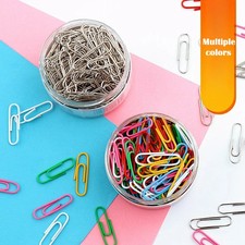 Büroklammern Silberfass Bunte